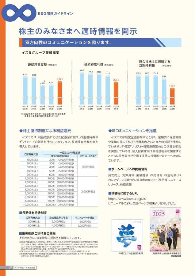 イズミグループ 社会・環境報告書2025