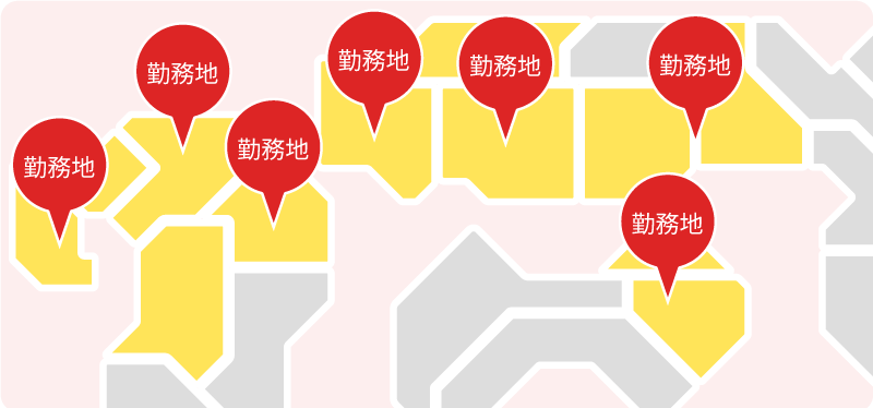 制限なし（本社＋店舗展開地域全域）