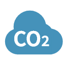 「脱炭素社会を目指して」イメージアイコン