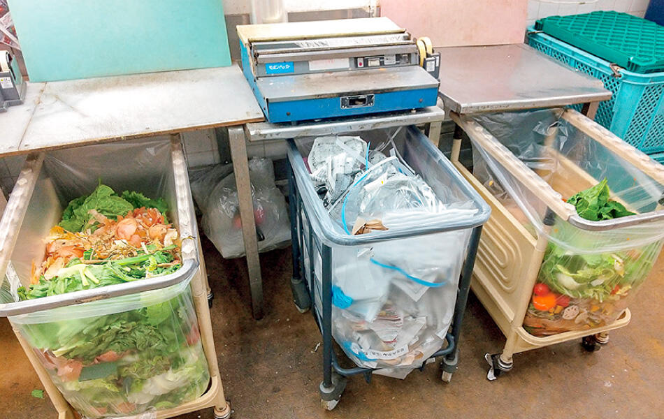 食品廃棄物をリサイクル
