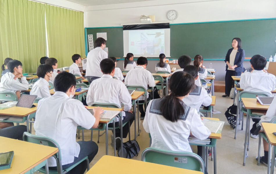 出前授業の様子